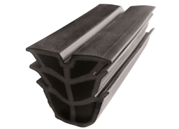 [OPROFILONERO06MM0000] GIUNTO TECNICO CALAFFATURA DECKING NERO 6 mm